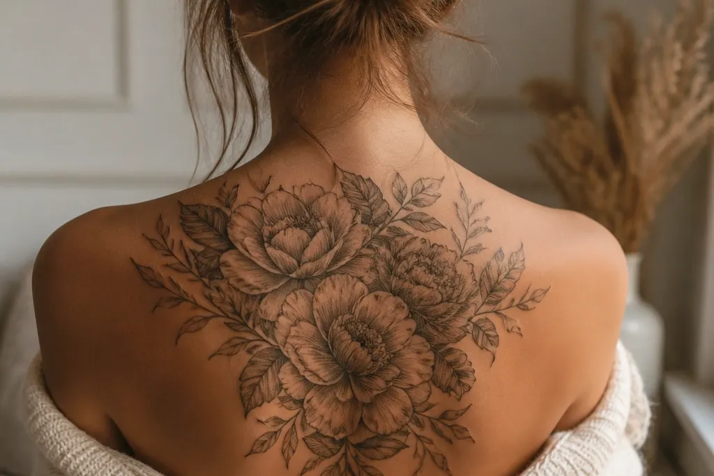 Cozy upper back cover up tattoos