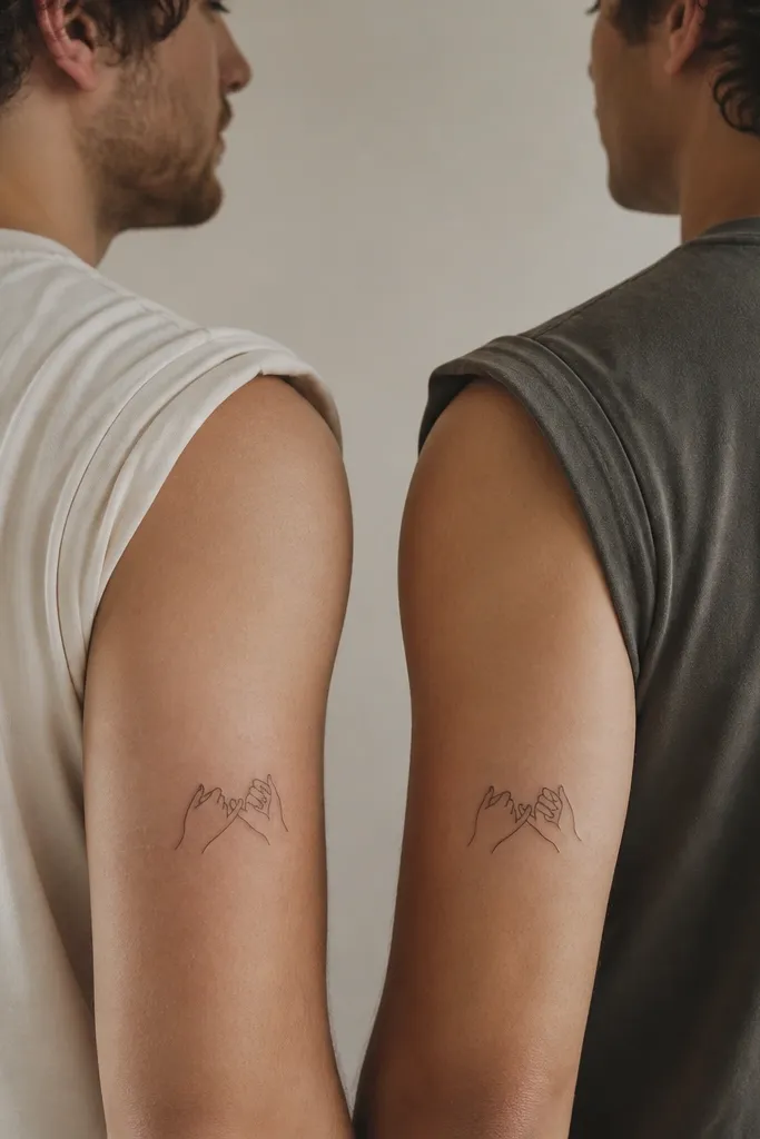Friendship Tattoos Men Can Wear With Simple Style