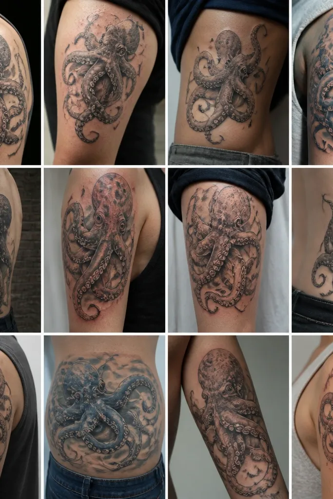 12 Realistic Octopus Tattoos For Realistic Detail