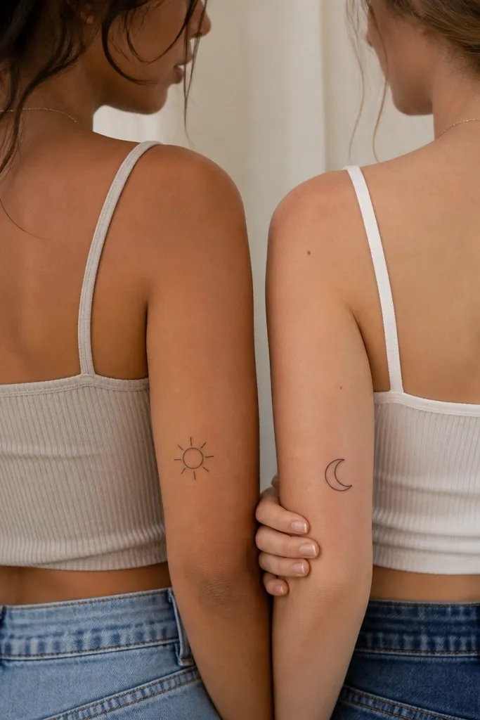Simple Friendship Tattoos I Would Pick With My Bestie