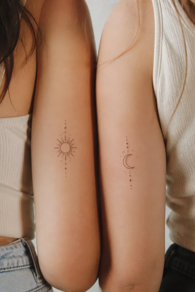 Cute Friendship Tattoos For Matching Bestie Ink