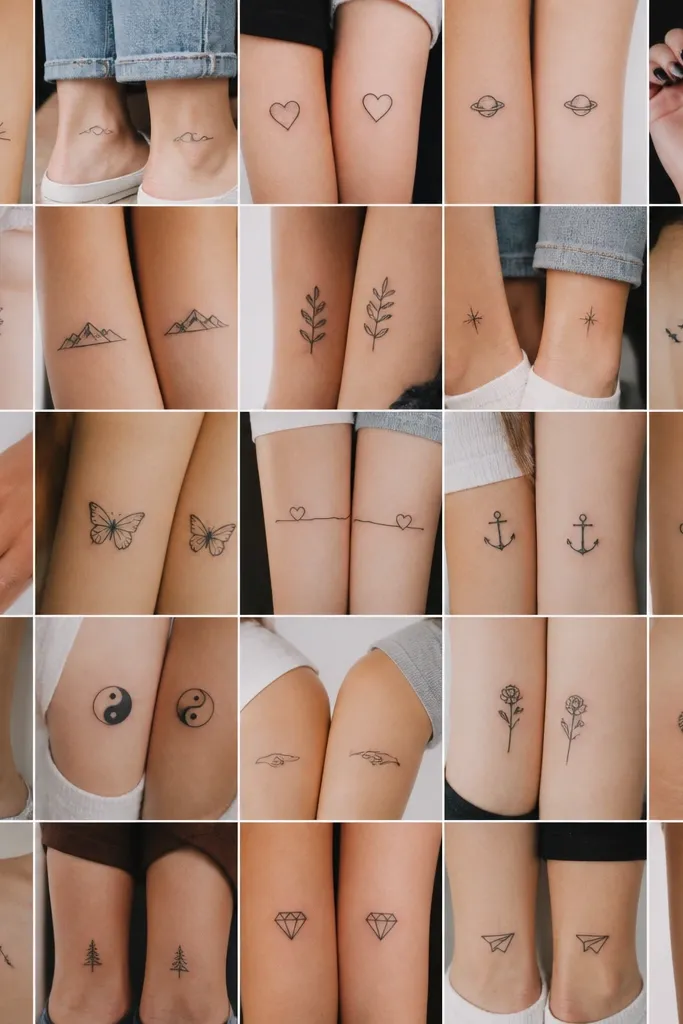 Friendship Tattoos For Two For Beginners: 25 ideas