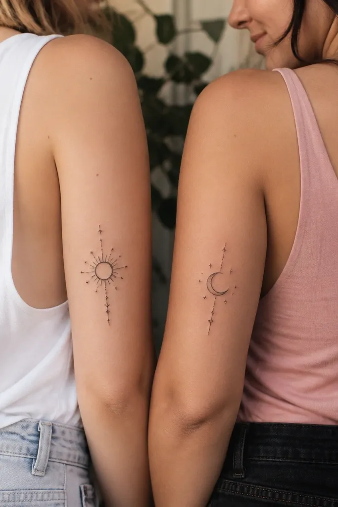 Unique Friendship Tattoos With Creative Bestie Vibes