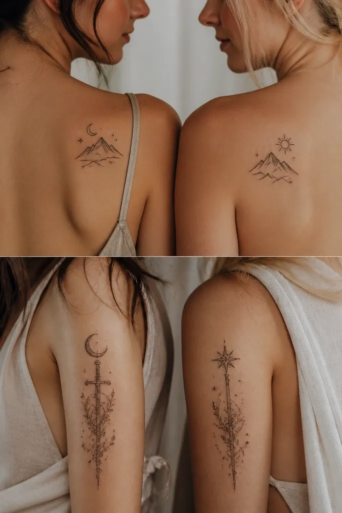 ACOTAR best friend tattoos before and after