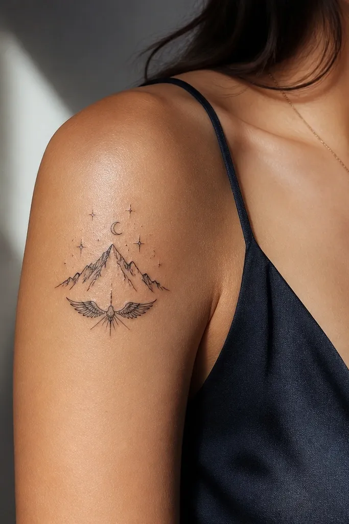 Low maintenance ACOTAR Tattoos for Rhysand