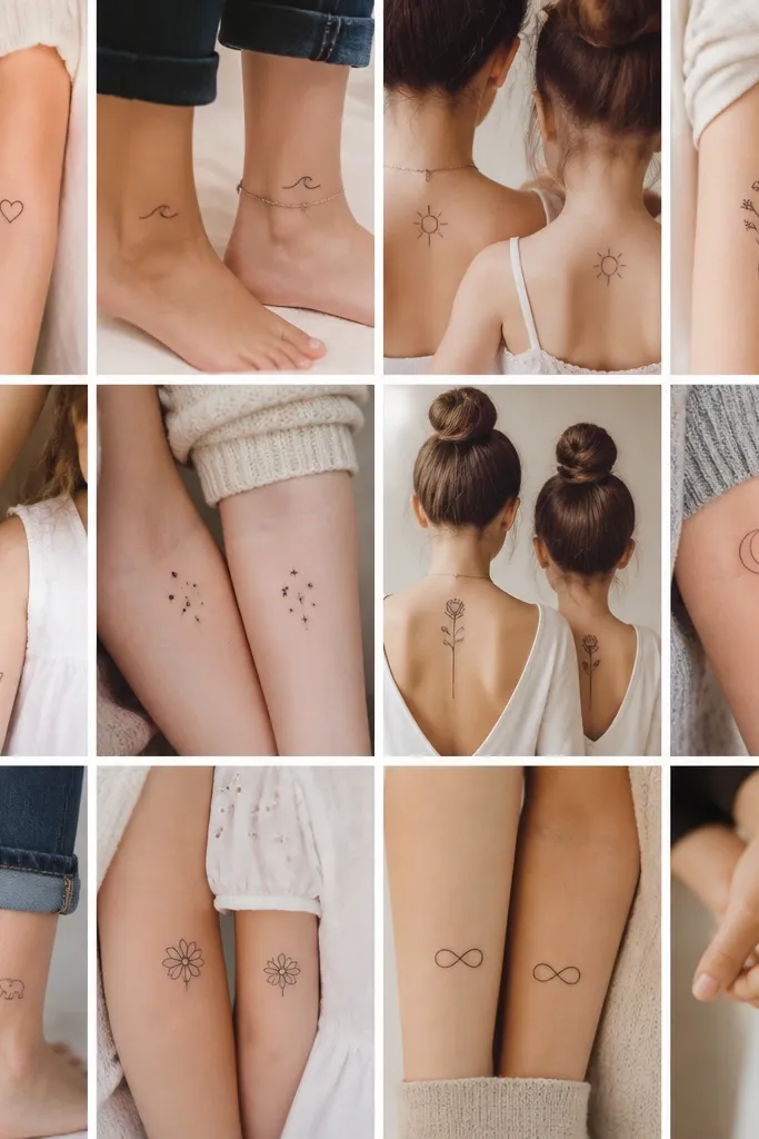 12 Cute Mom And Daughter Tattoos For Simple Matching Ink