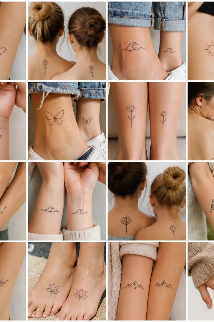 12 Matching Mom And Daughter Tattoos With Sweet Meaning