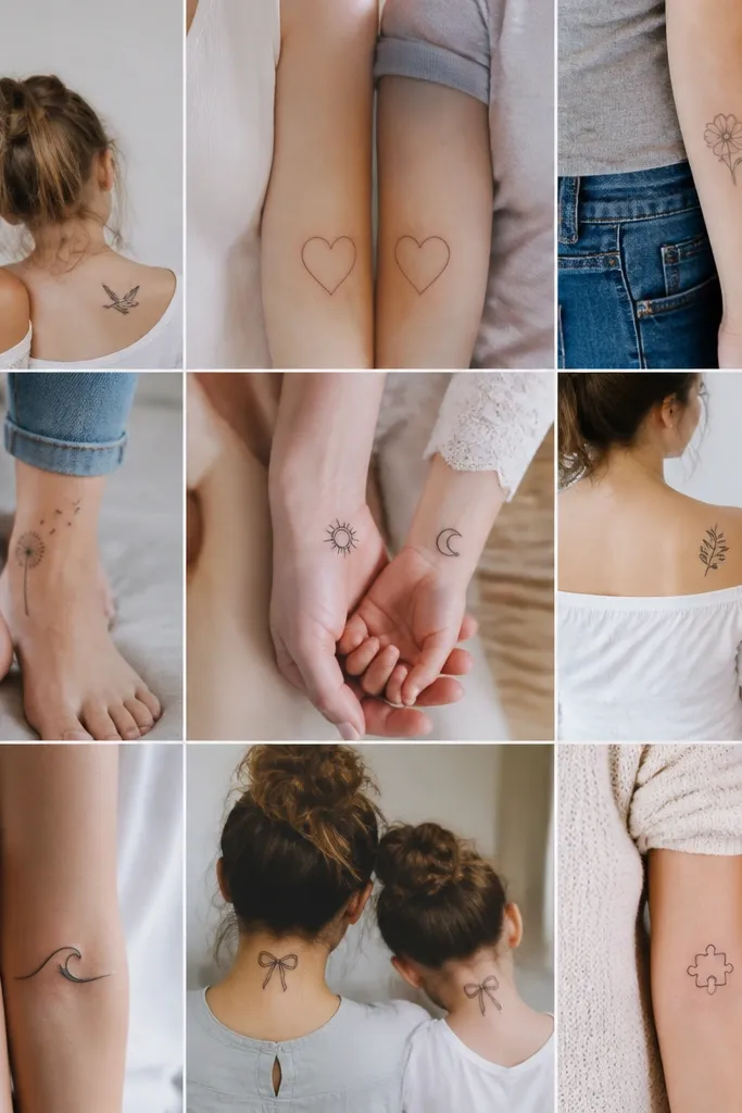 11 Matching Tattoos Mom And Daughter Designs To Love