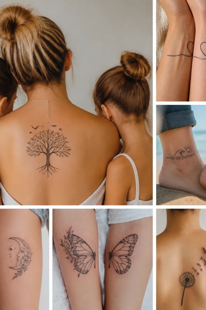 12 Mom And 2 Daughter Tattoos With Beautiful Symbolism
