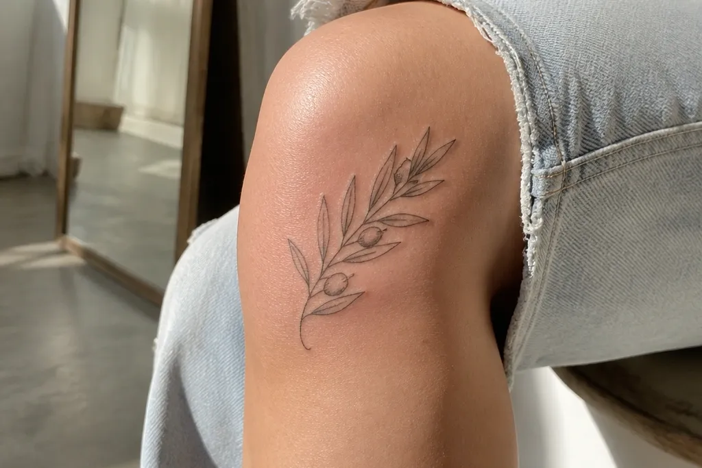 Olive Branch Tattoo Aesthetic Ideas