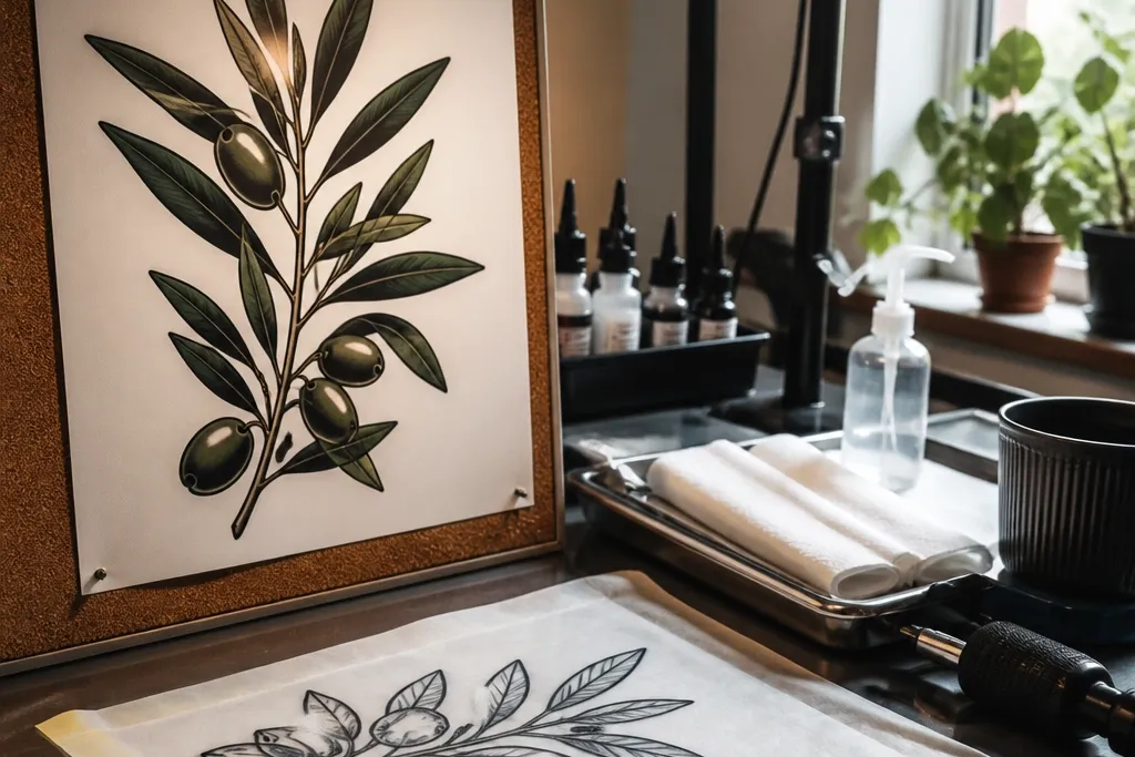 Olive Branch Tattoo Statement Bold Designs