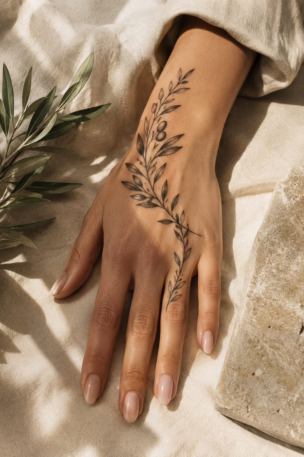 Olive Branch Tattoo vs Dove Designs