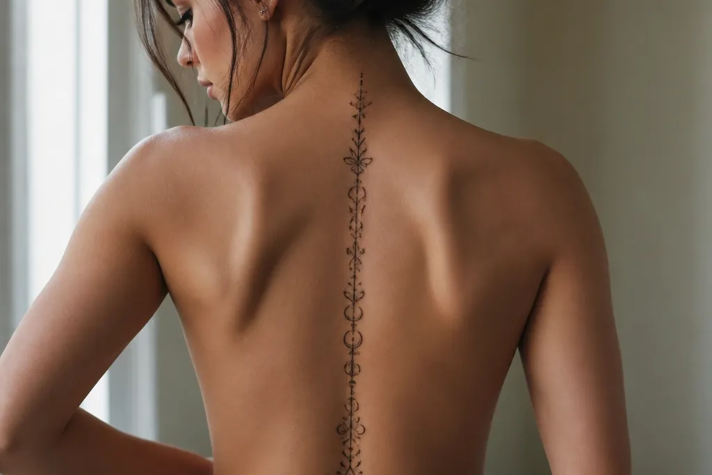 Pairing Tramp Stamp and Spine Tattoos