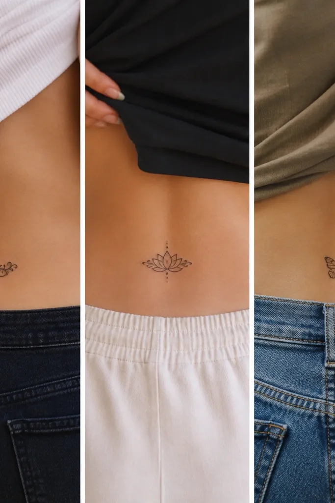 Tramp Stamp Tattoos Words for Small Spaces